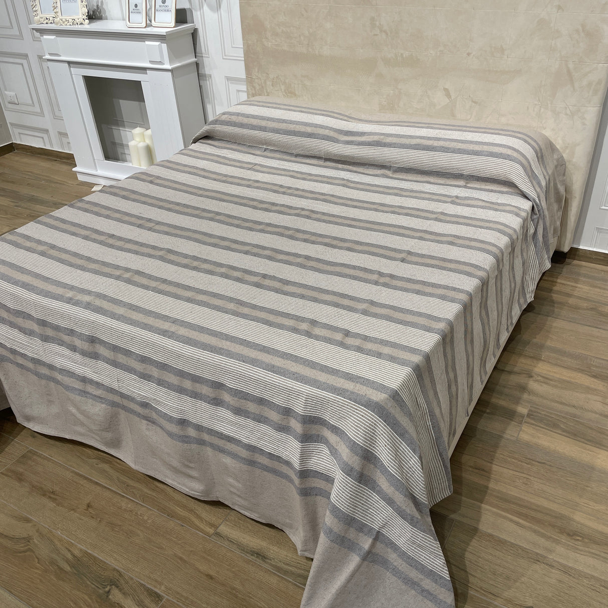 Telo Arredo\Copriletto matrimoniale STRIPES by Ambrosiana