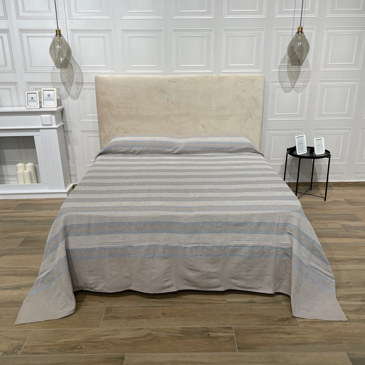 Telo Arredo\Copriletto matrimoniale STRIPES by Ambrosiana