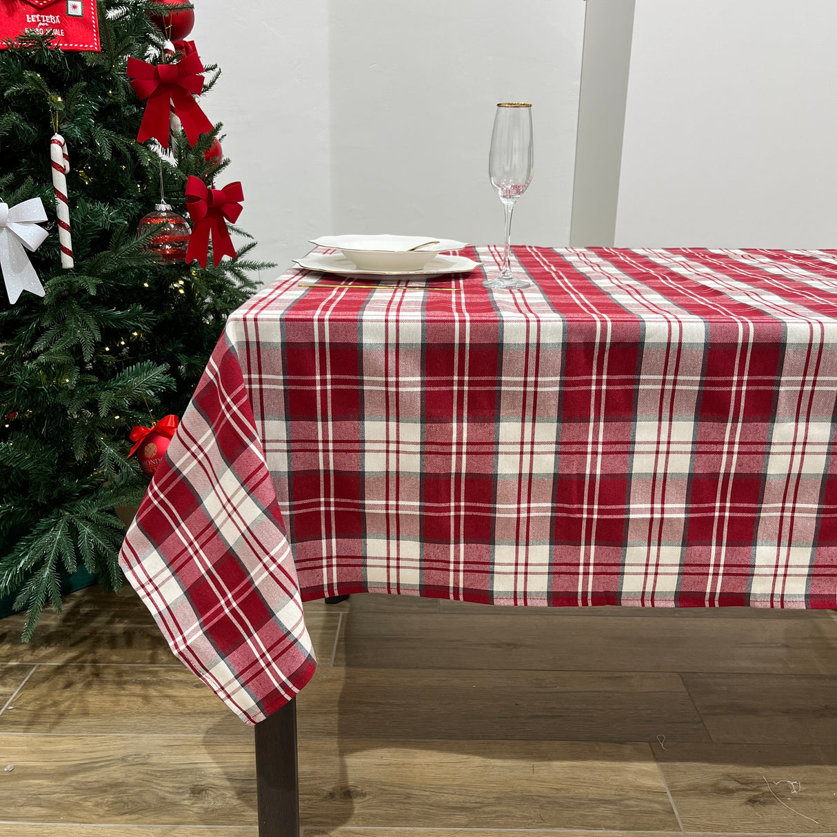 Tovaglia x12 (170x280 cm) TUTTI INSIEME by Maestri Cotonieri (Natale)