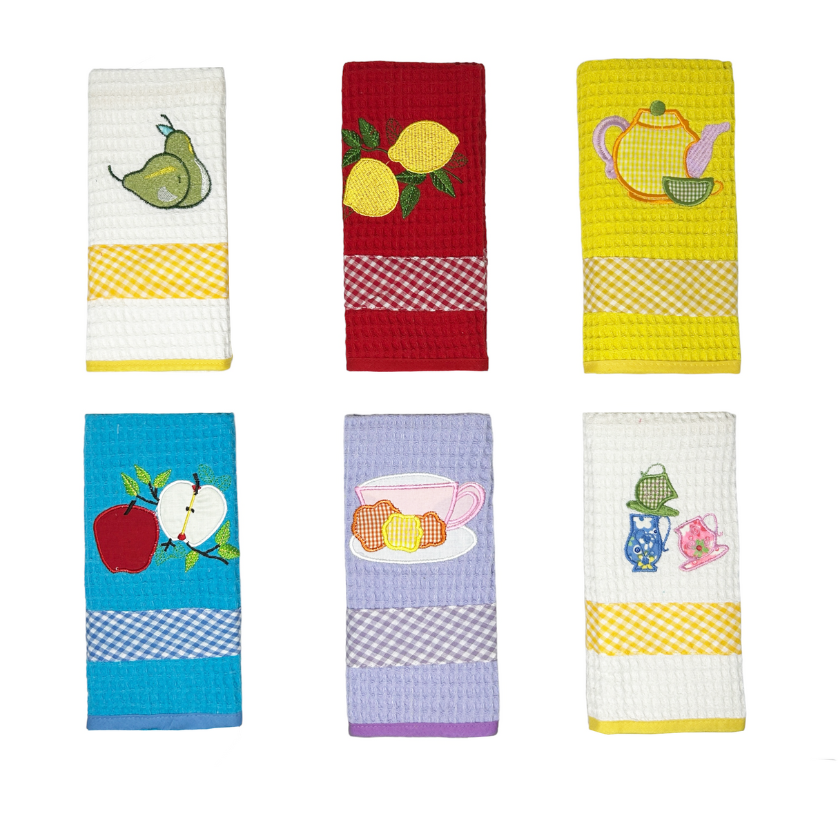 Set 6 strofinacci IBIZA by Lara Justin