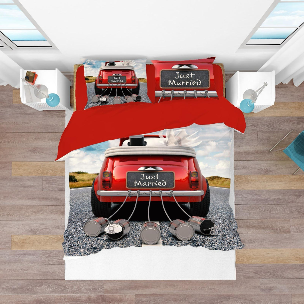 Parure Copripiumino matrimoniale JUST MARRIED by Karì