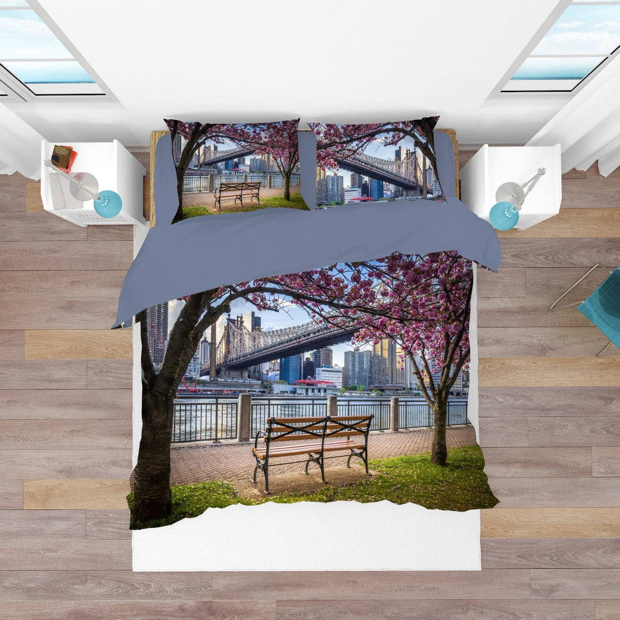 Parure Copripiumino matrimoniale CENTRAL PARK by Karì