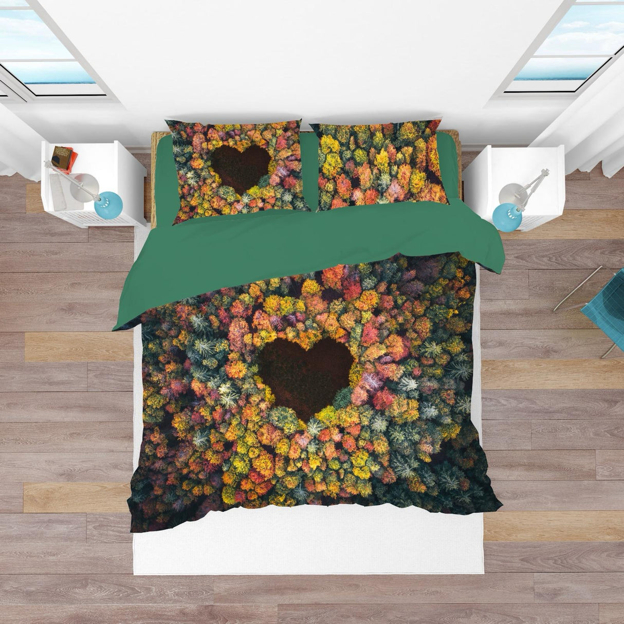 Parure Copripiumino matrimoniale FOREST by Karì