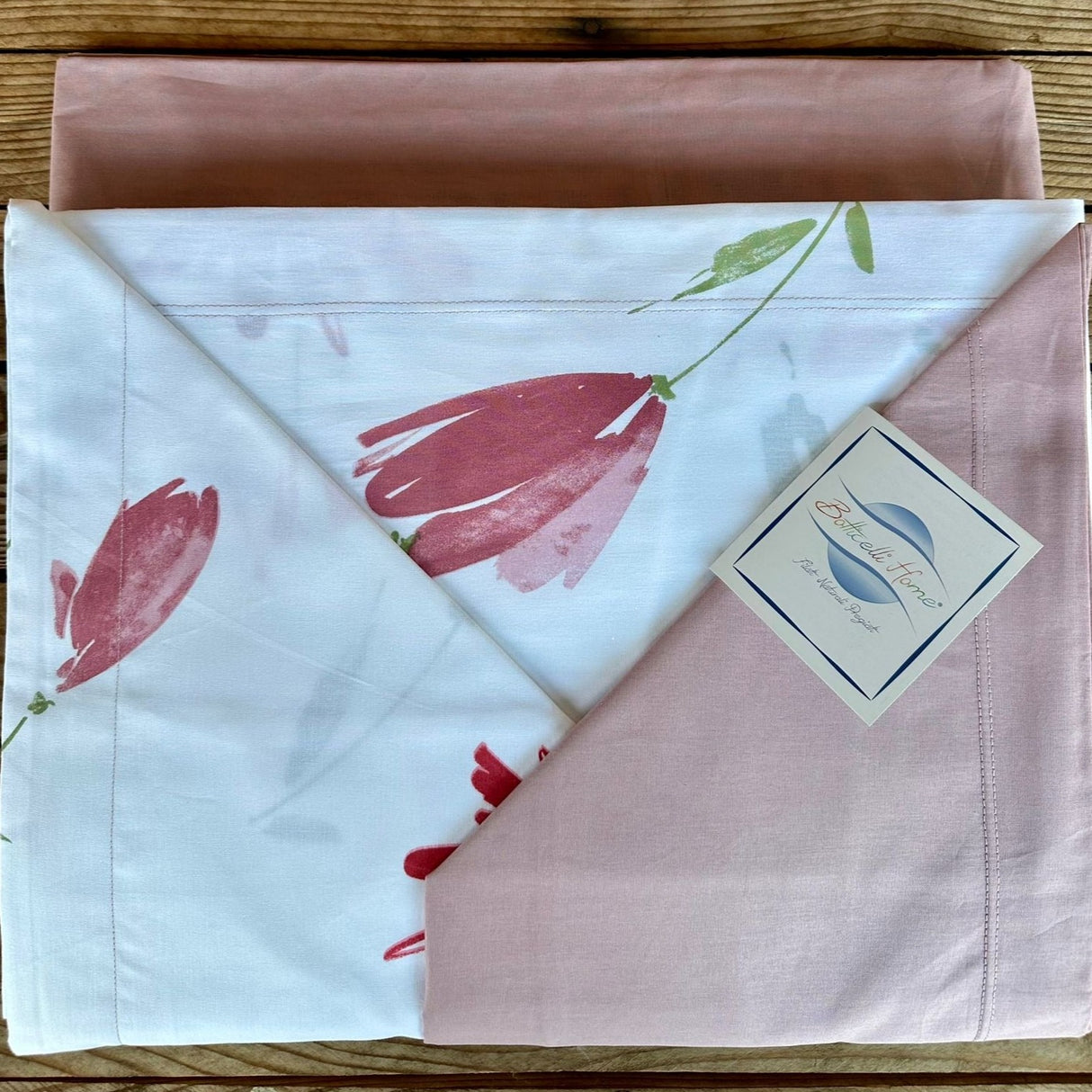 Completo Lenzuola CALLA SUMMER con 4 Federe by Botticelli Home