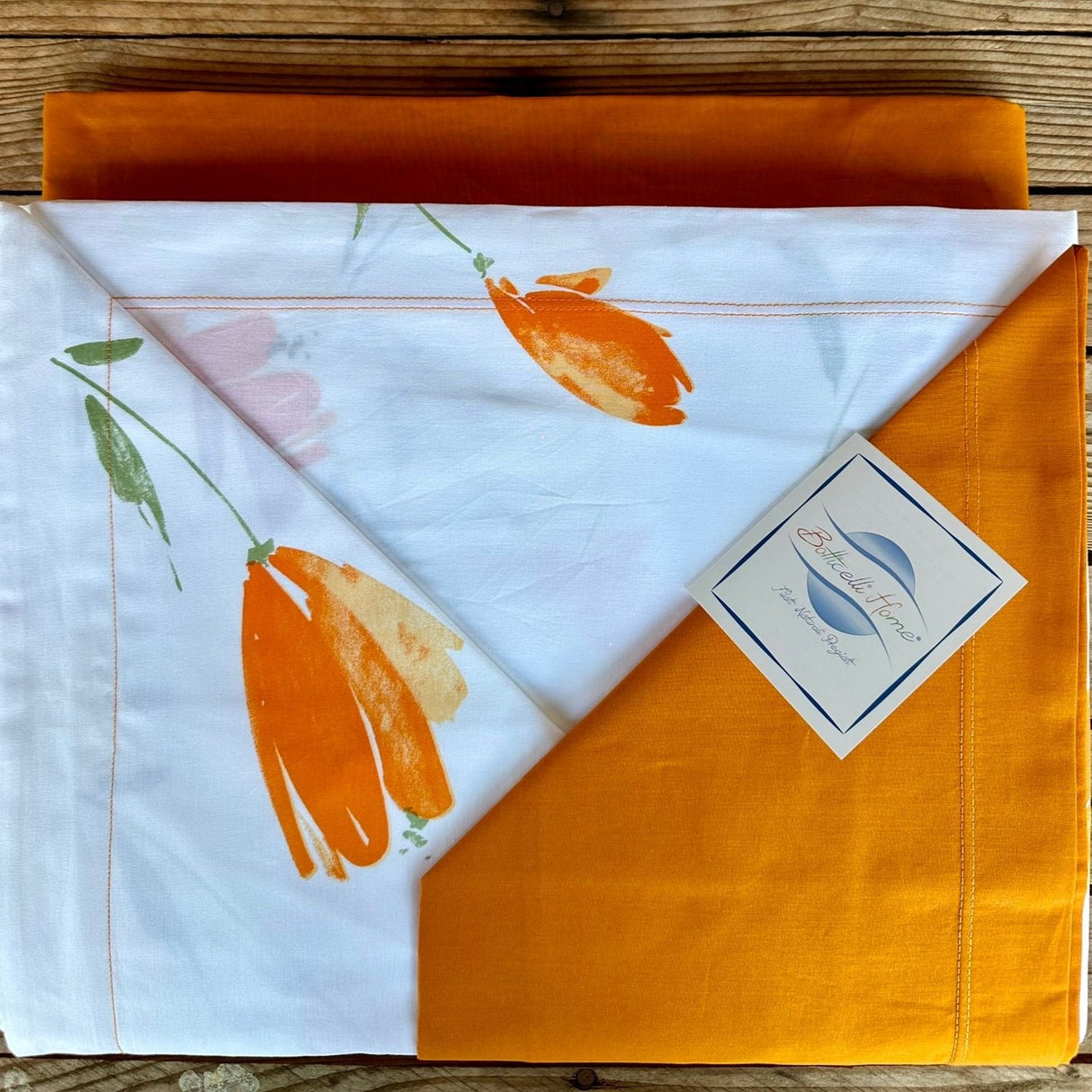 Completo Lenzuola CALLA SUMMER con 4 Federe by Botticelli Home