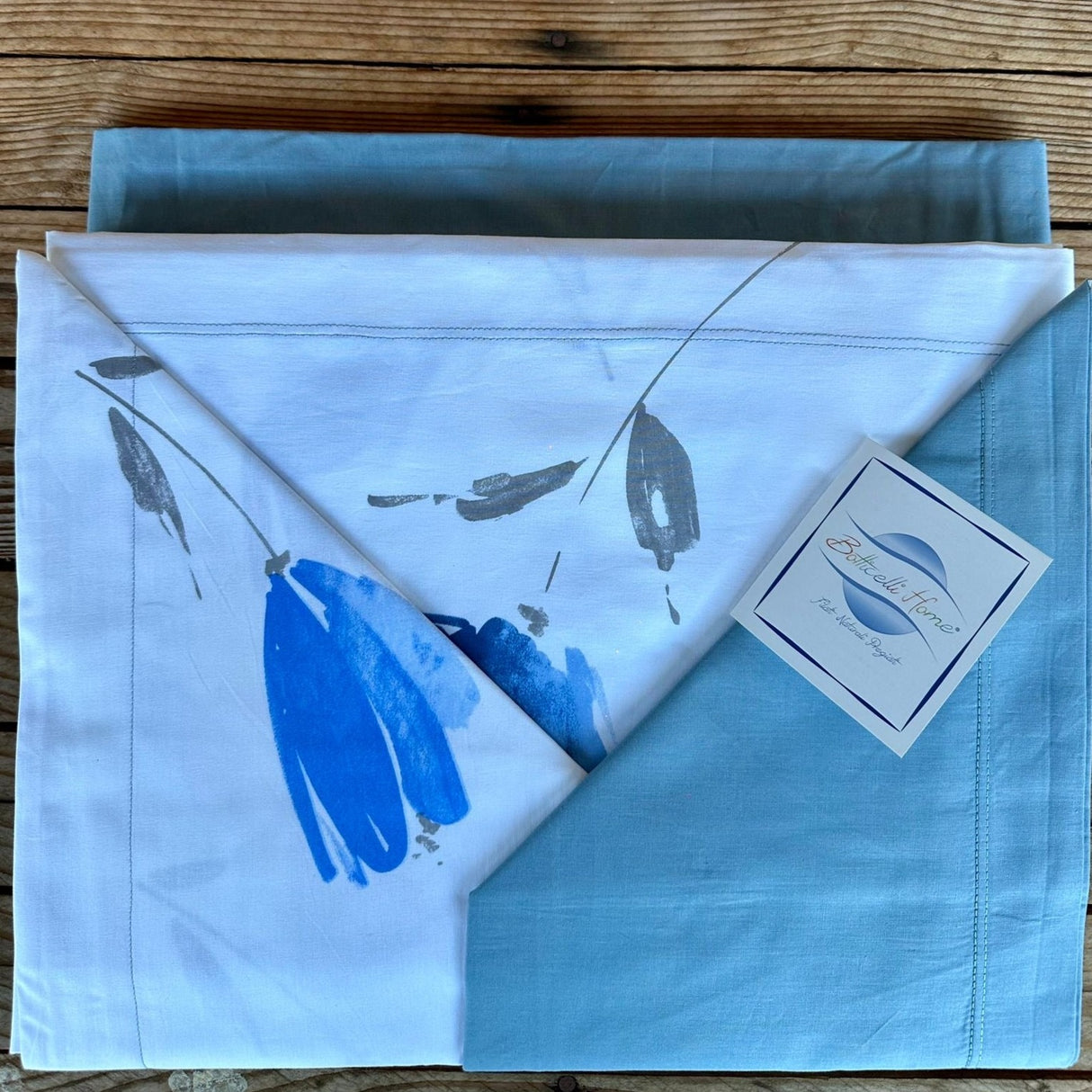 Completo Lenzuola CALLA SUMMER con 4 Federe by Botticelli Home