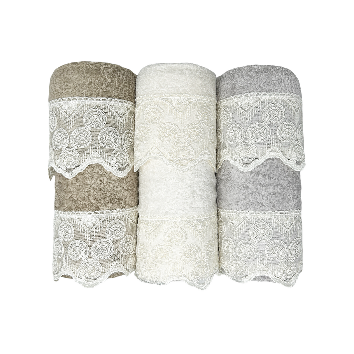 Set asciugamani 3+3 ELISE by Carezze