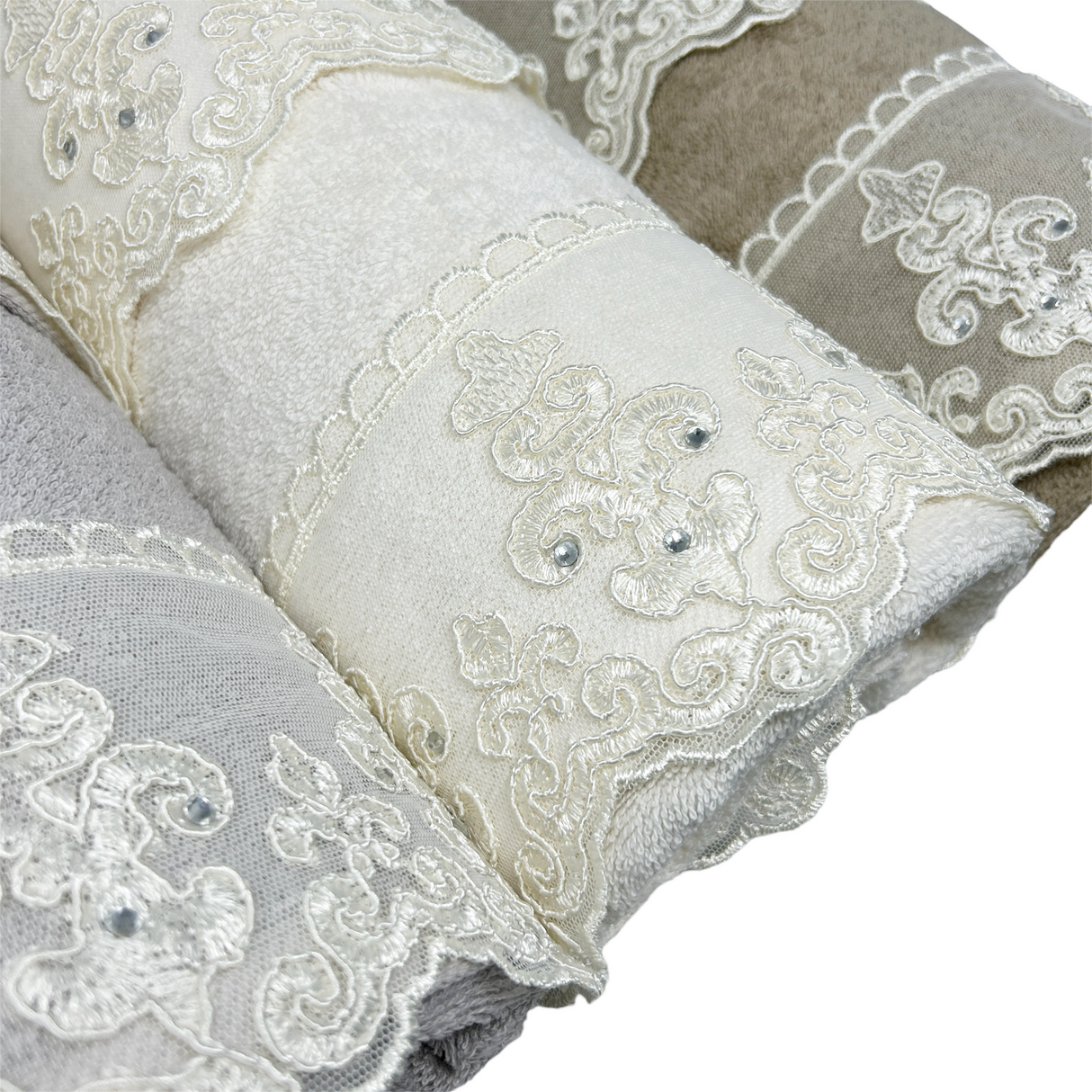 Set asciugamani 3+3 MANIDE by Carezze