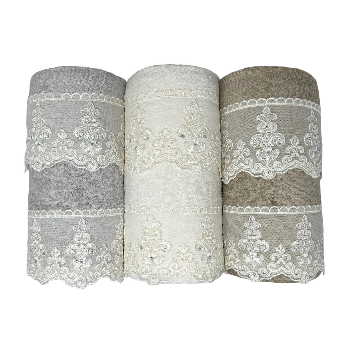 Set asciugamani 3+3 MANIDE by Carezze