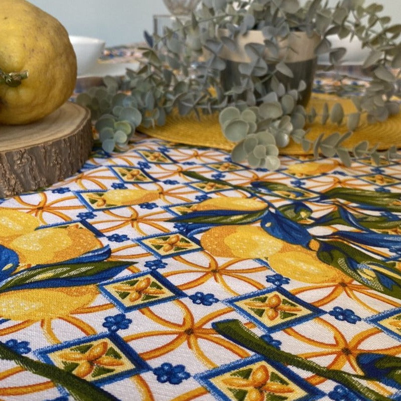 Tovaglia x18 LIMONCELLO By Maestri Cotonieri