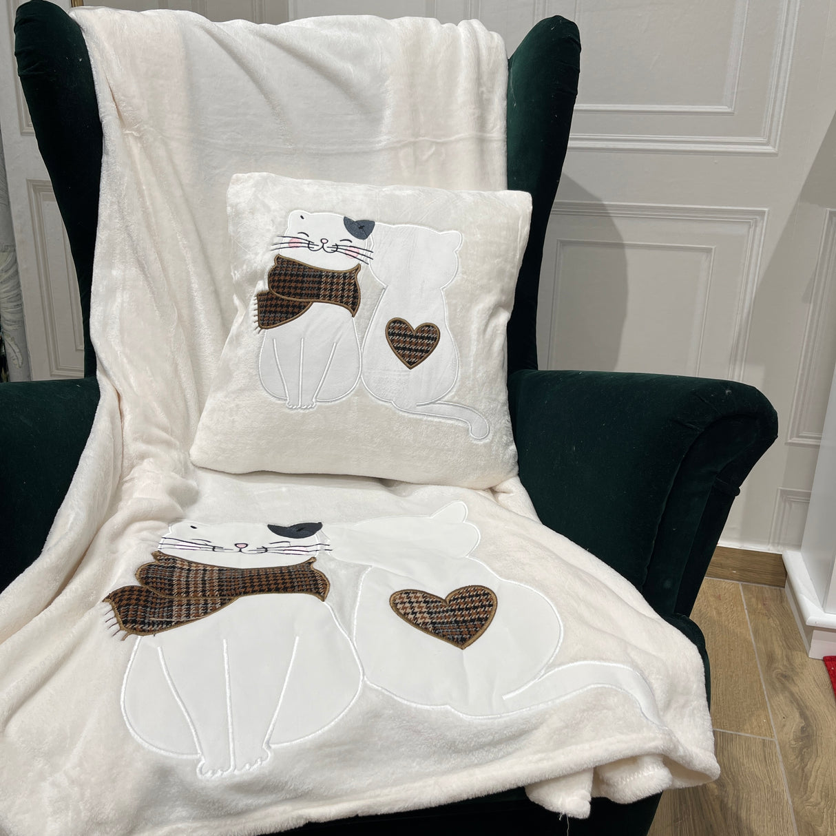 Plaid Pile LILLY GATTINI TARTAN By Preziosa Home (Natale)