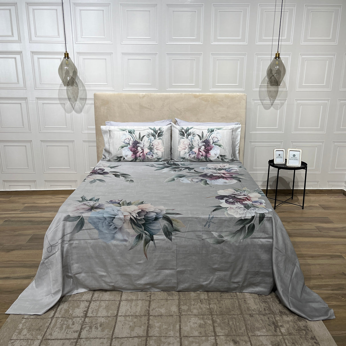 Parure Copripiumino BLOOM PLATINUM By Randi