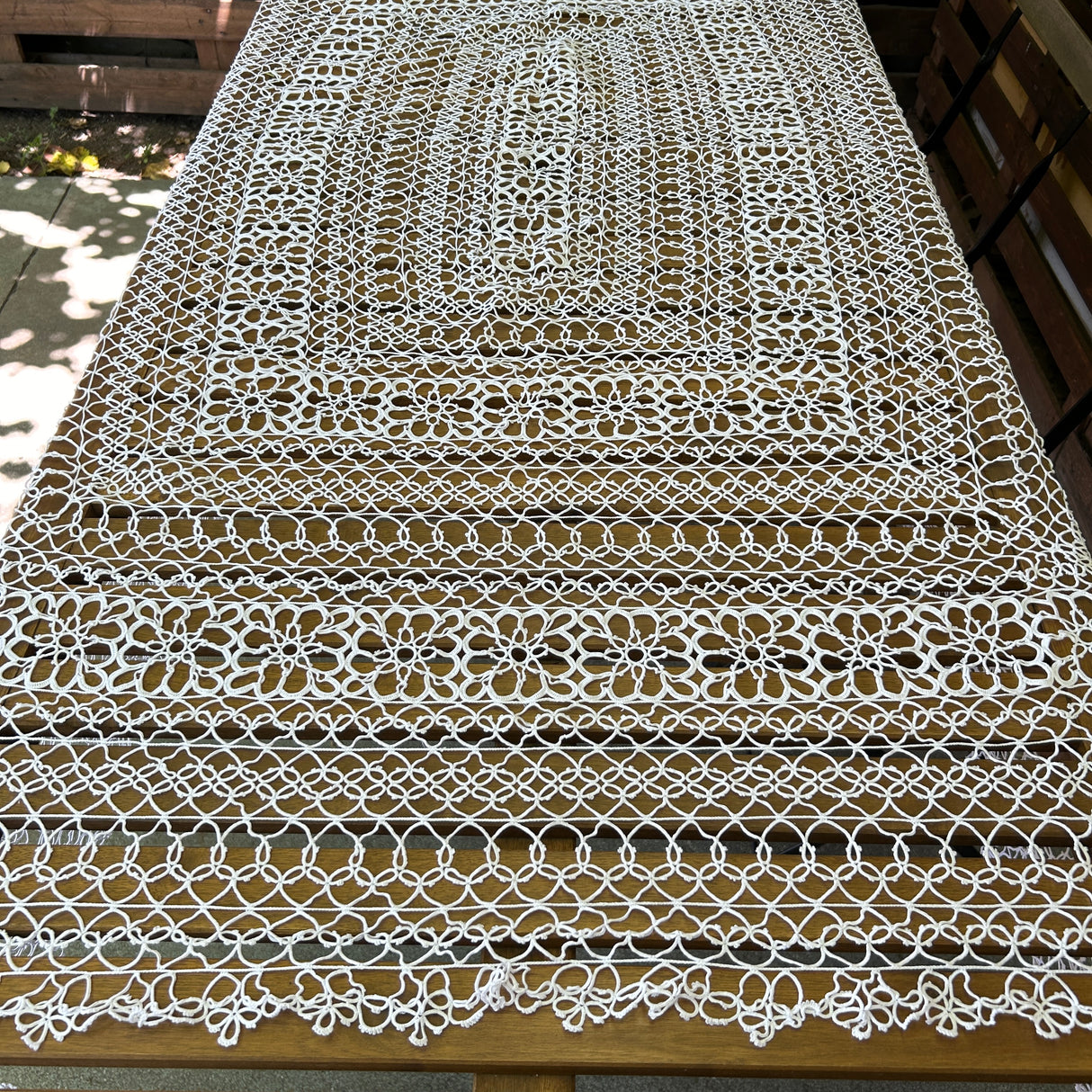 Copritavolo x6 posti in Lavorazione CHIACCHIERINO by Mondo Biancheria