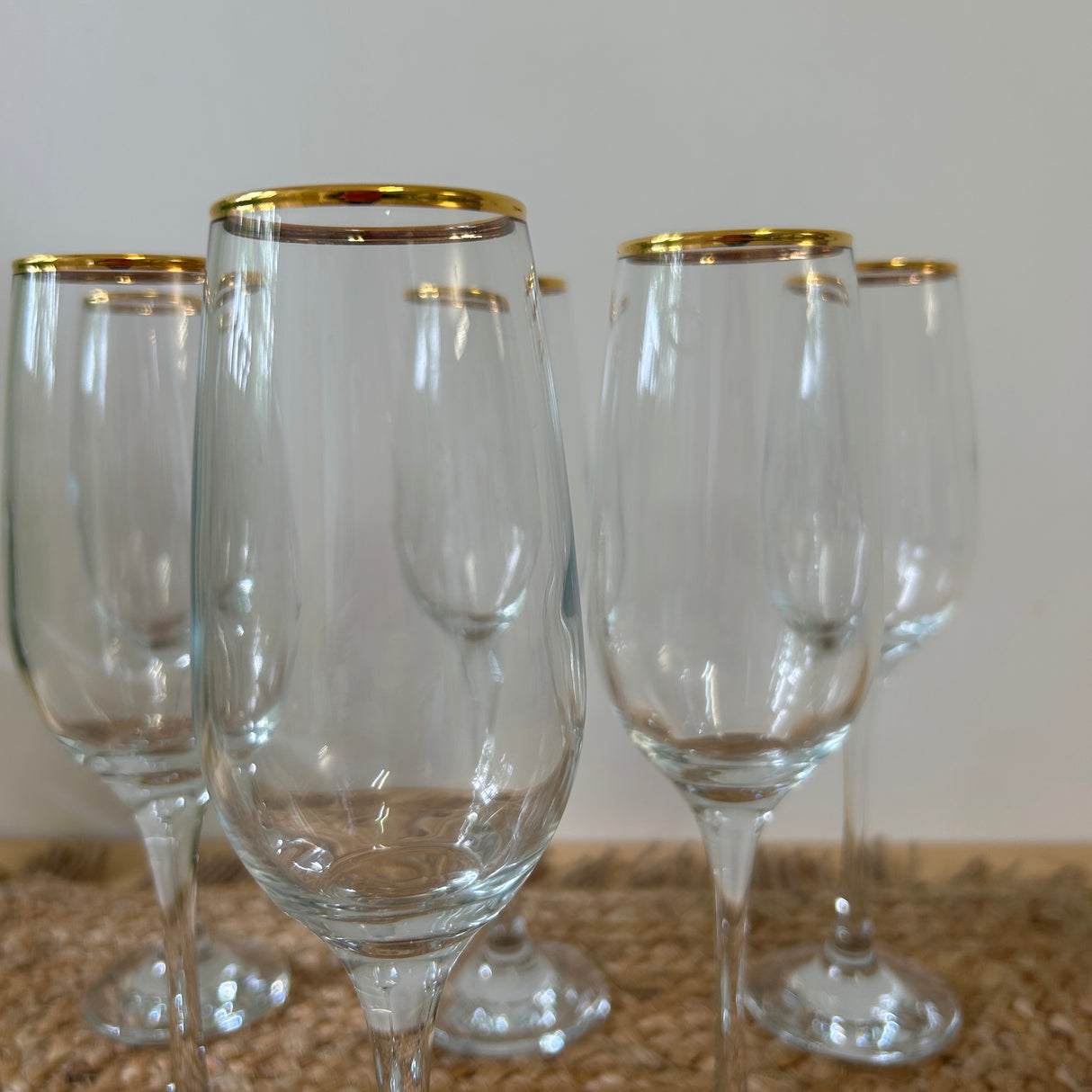 Set 6 Calici GOLDEN TOUCH 20cl by Pasabache