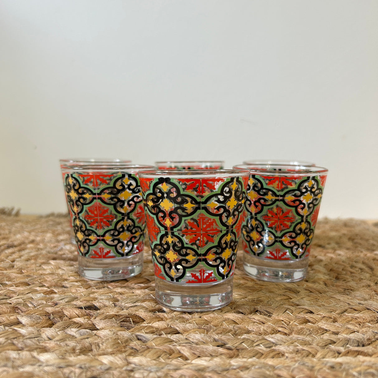 set 6 Bicchierini caffé/limoncello CEFALU' By Montemaggi