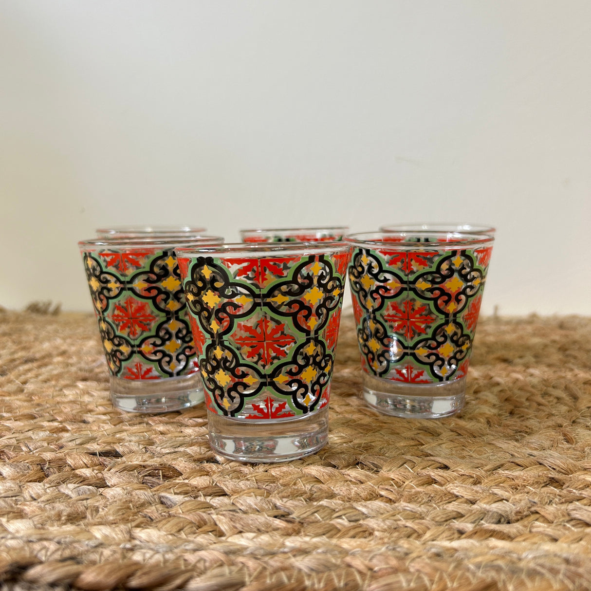 set 6 Bicchierini caffé/limoncello CEFALU' By Montemaggi