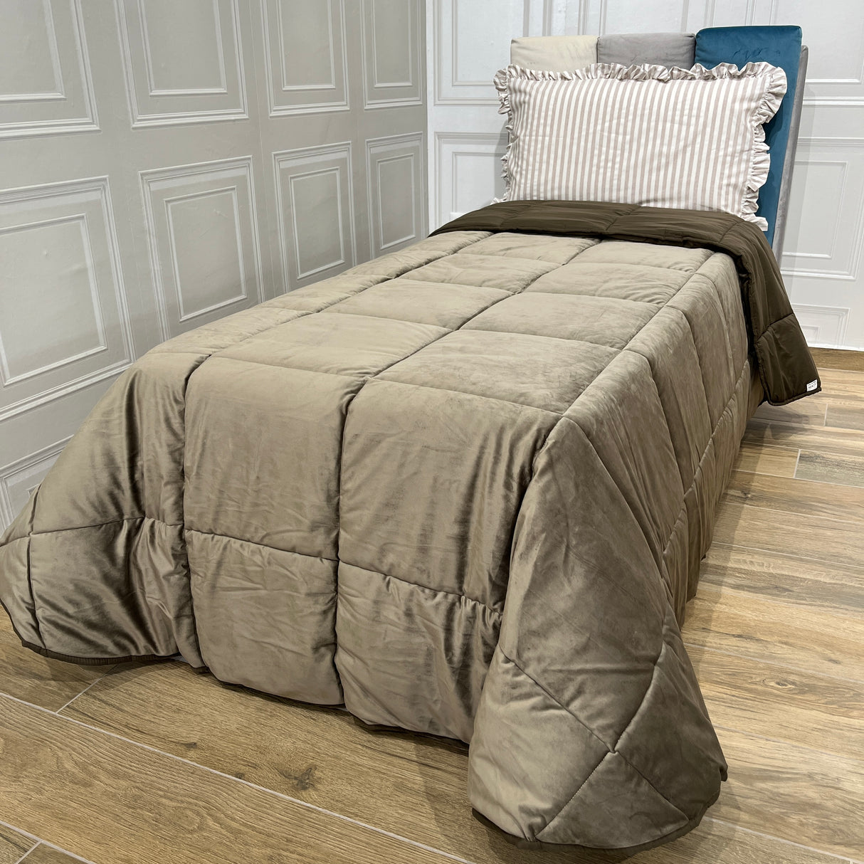 Trapunta singola VELOUR NEW in velluto by ACCA24