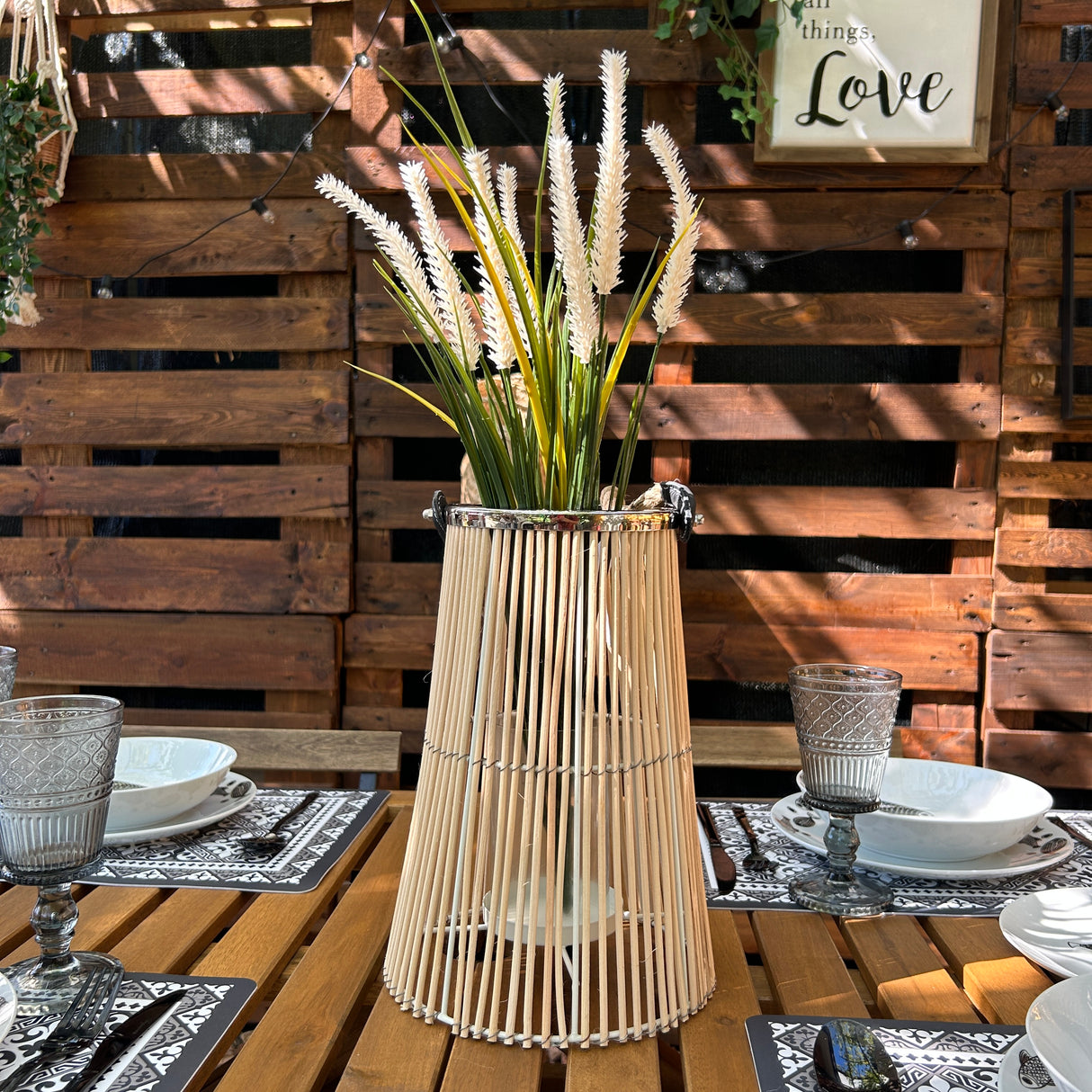 Lanterna Porta Candela CEBU piccola by Hoff Interieur