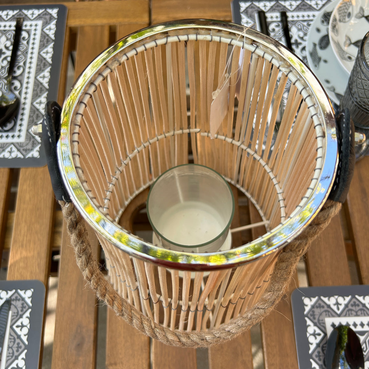 Lanterna Porta Candela CEBU piccola by Hoff Interieur