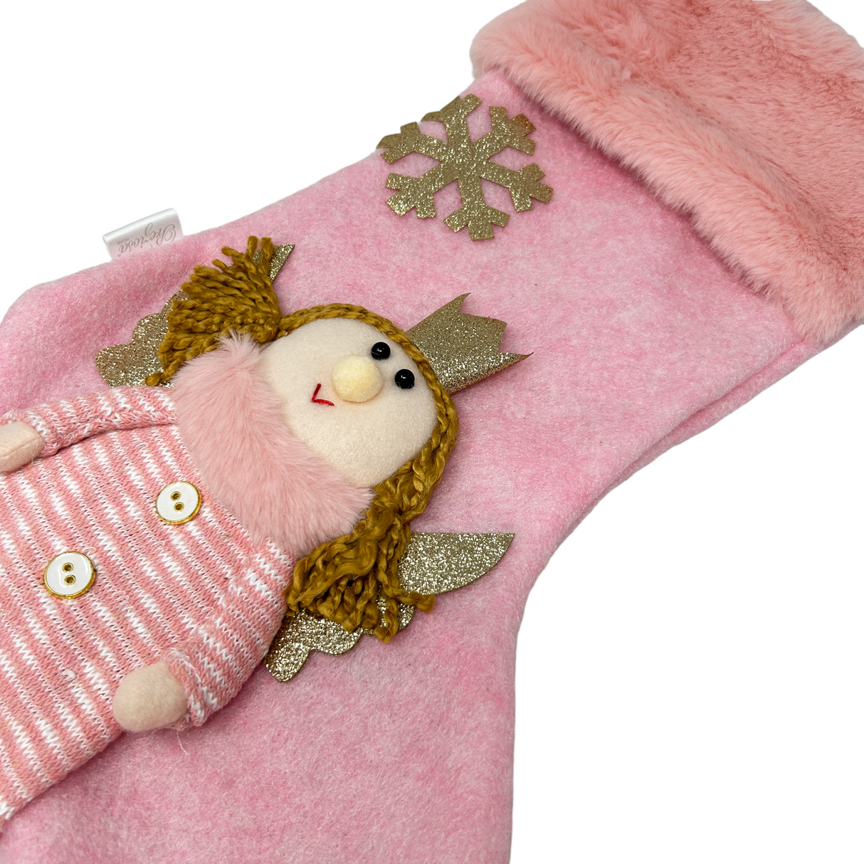 Calza Befana ANGELO Rosa By Preziosa Home (Natale)