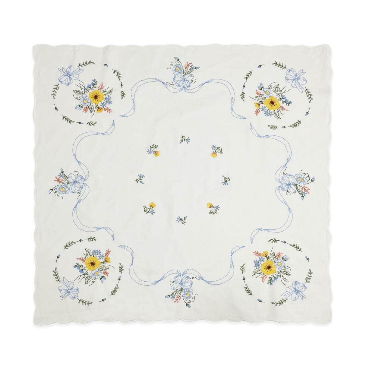 Centro MAZZOLINO DI FIORI (018) by Mondo Biancheria