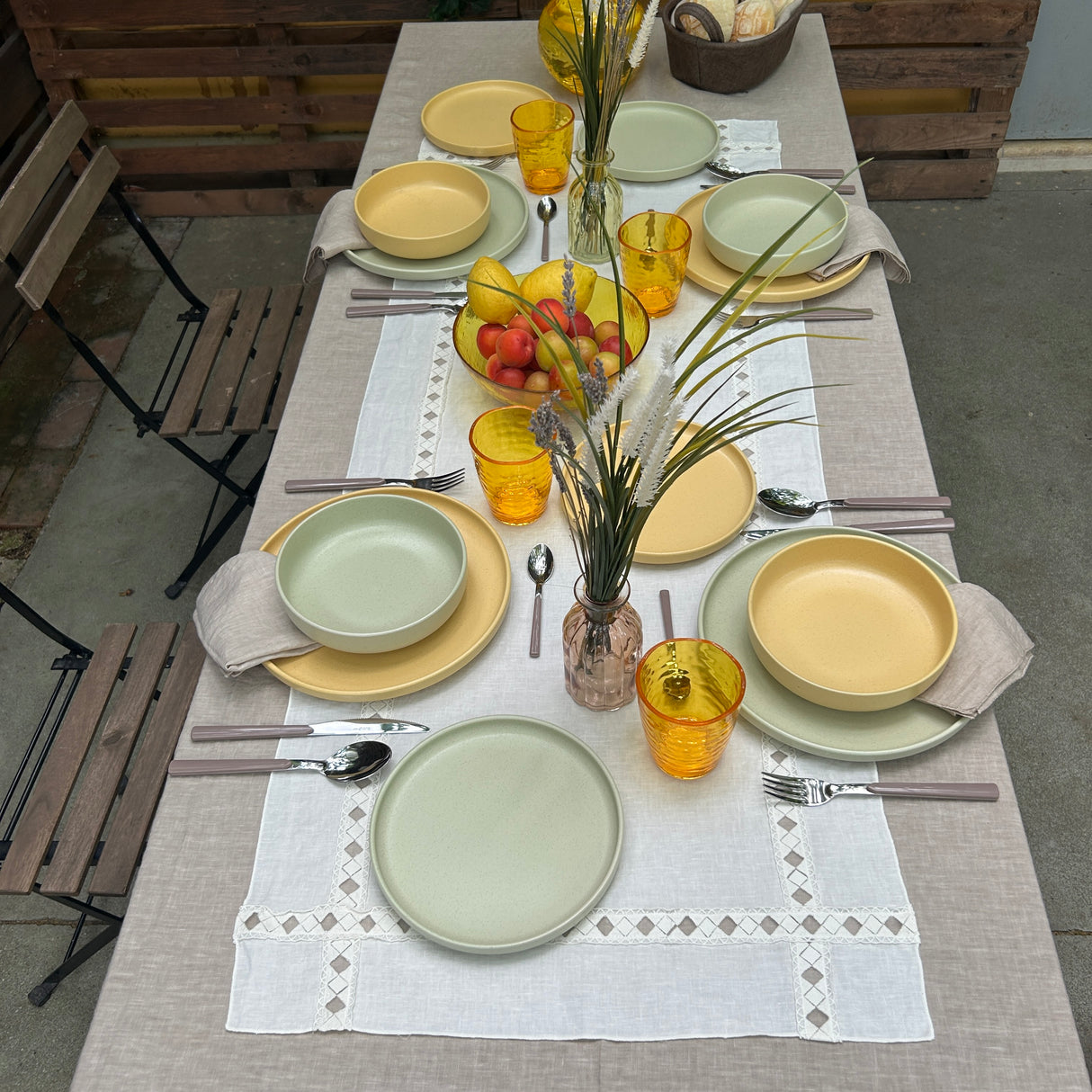 Runner SAMANTHA 50x150 ì in lino by Serendipity