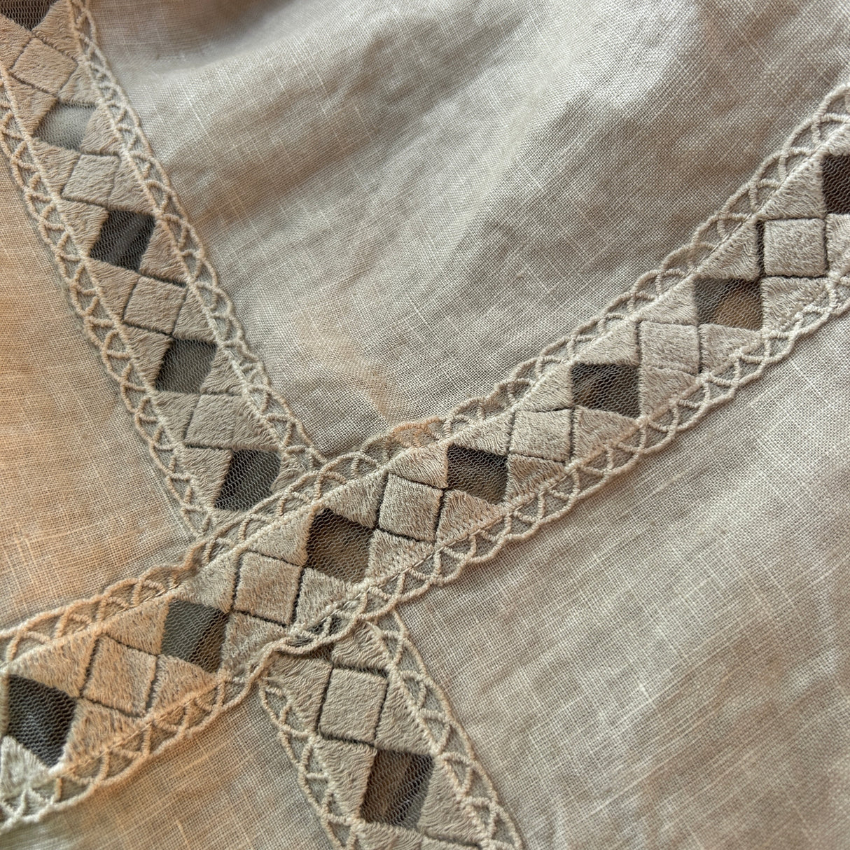 Servizio da tavola SAMANTHA x12 persone in lino by Serendipity