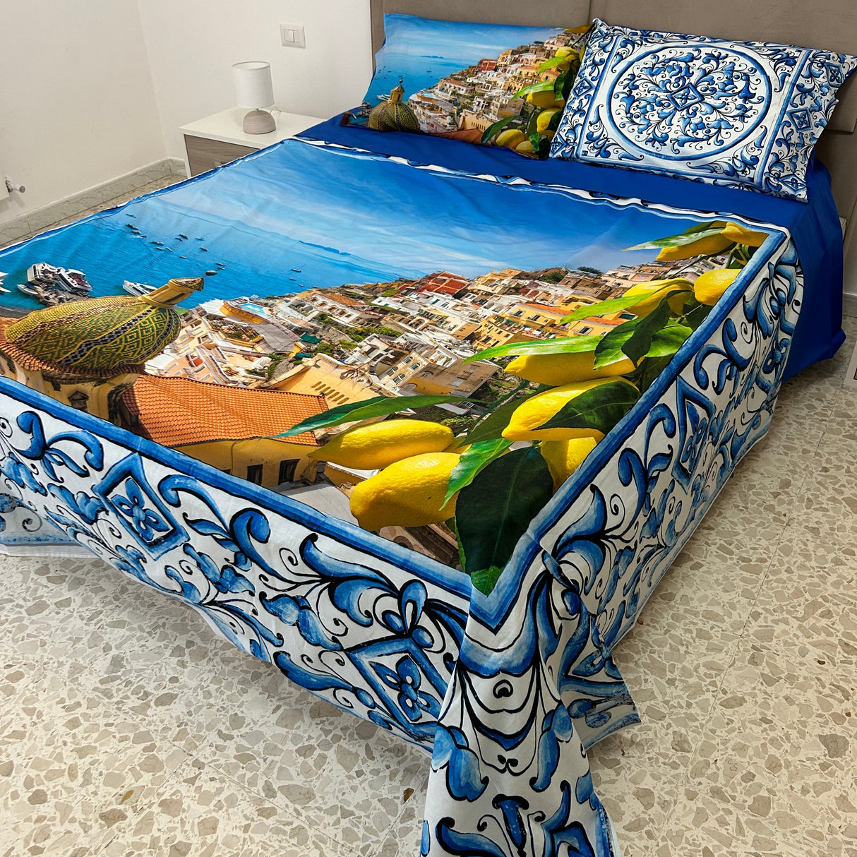 Completo Lenzuola copriletto DIGITALE COSTIERA By I Love sleeping