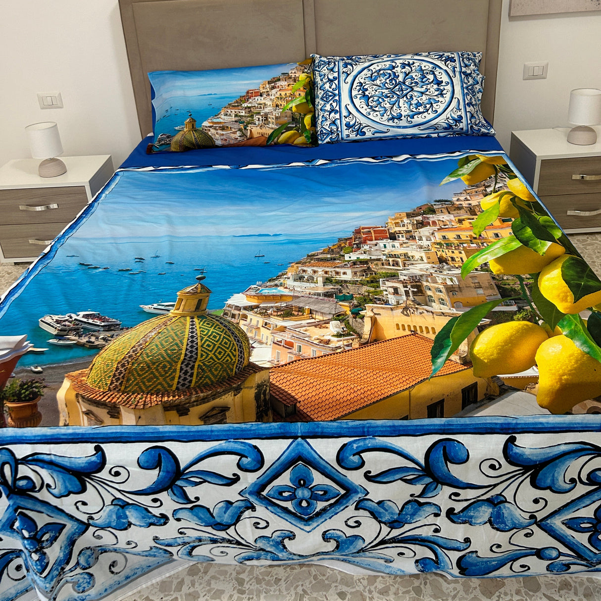 Completo Lenzuola copriletto DIGITALE COSTIERA By I Love sleeping