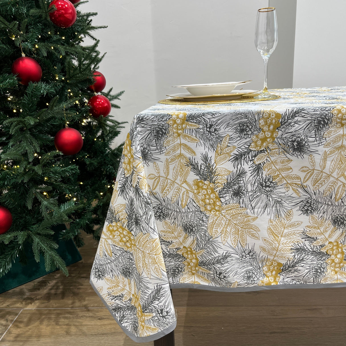 Tovaglia x12 BACCHE by DREAMS (Natale)