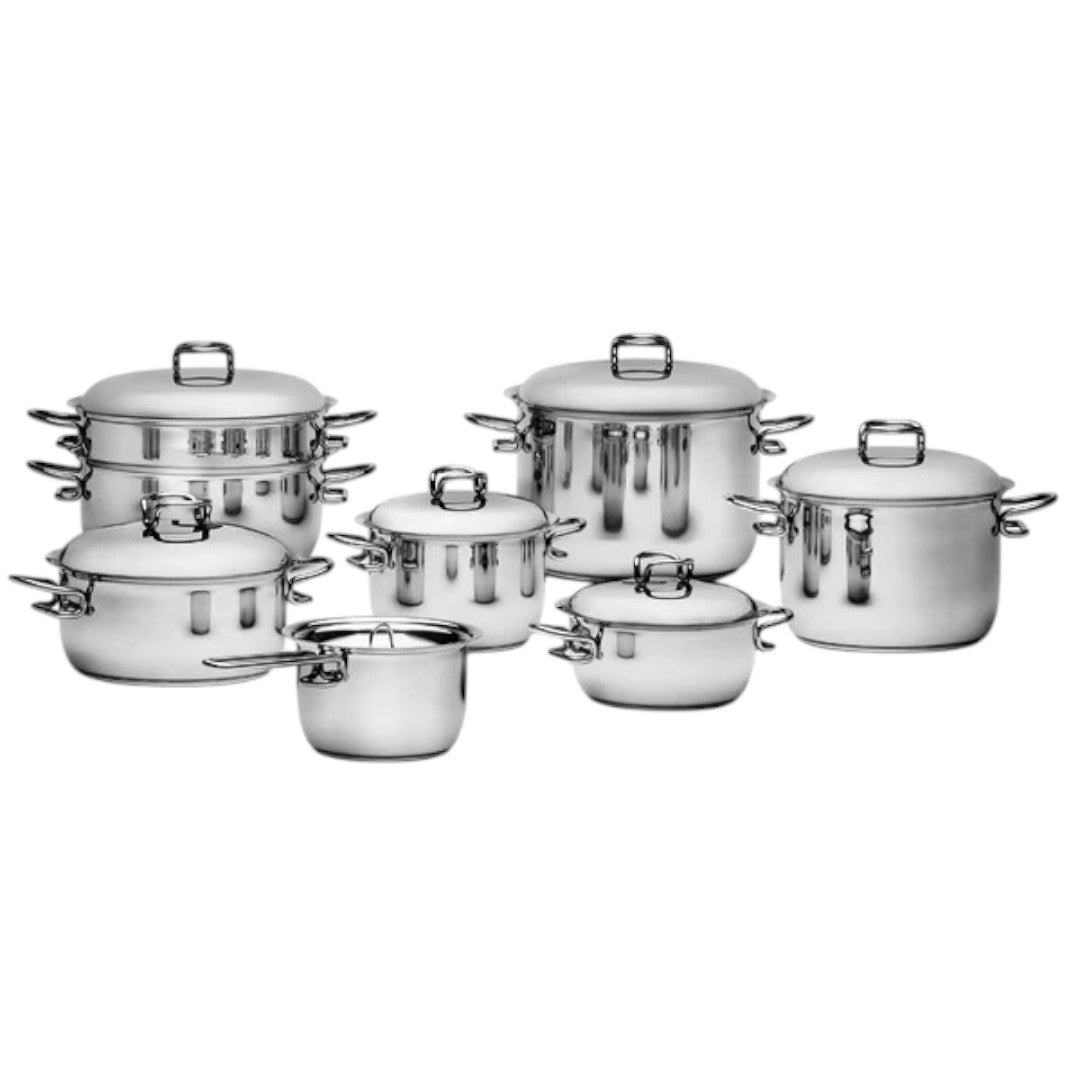 Batteria di pentole KAREN 14 Pezzi by Serafino Zani