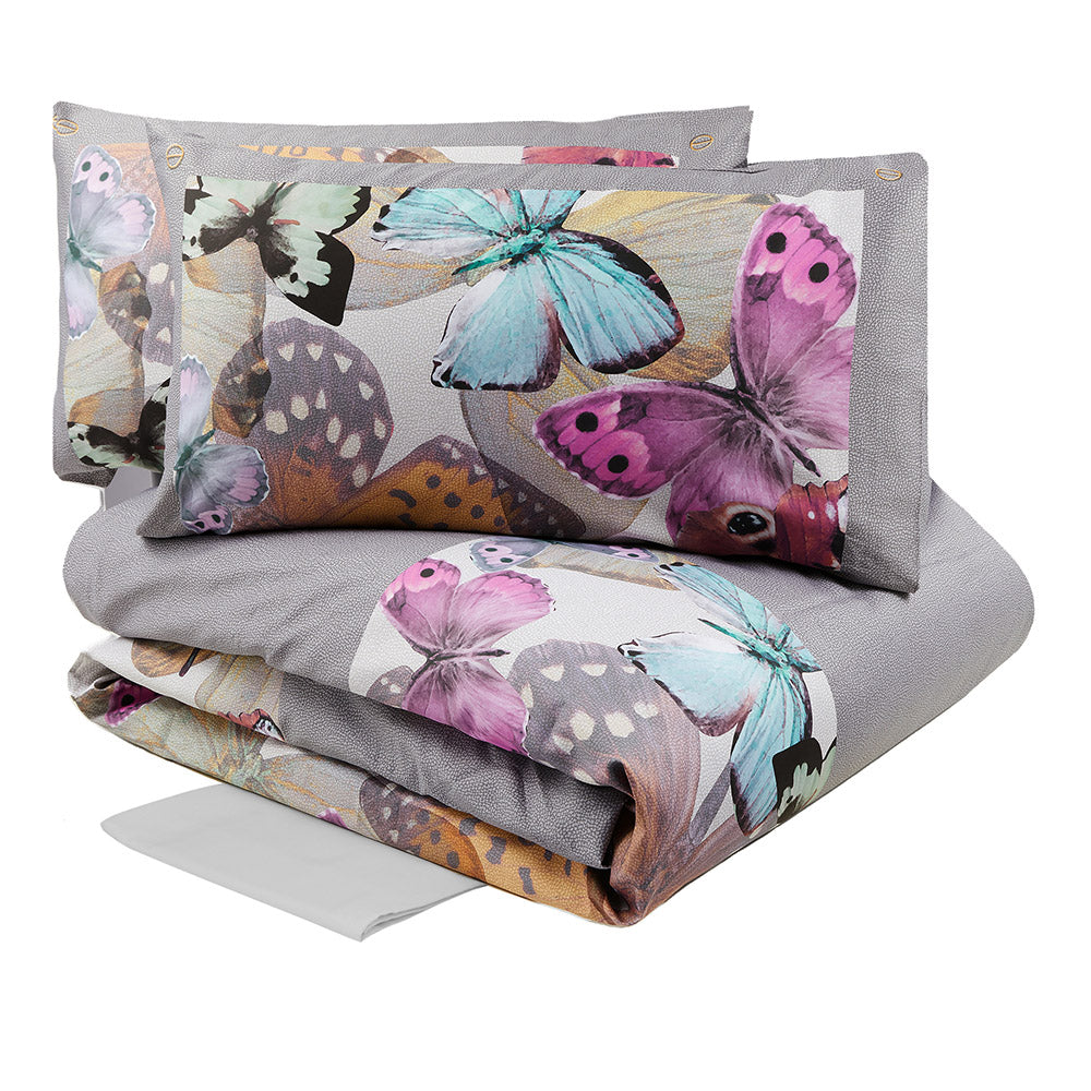Completo copripiumino BUTTERFLY - Borbonese