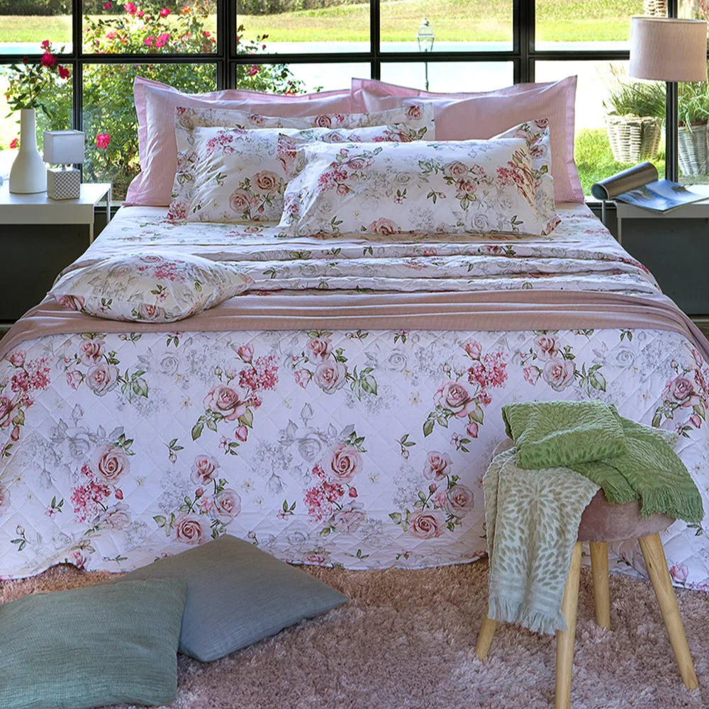 Trapuntino AMALIA matrimoniale, una piazza e mezza, singolo - Tessitura Randi