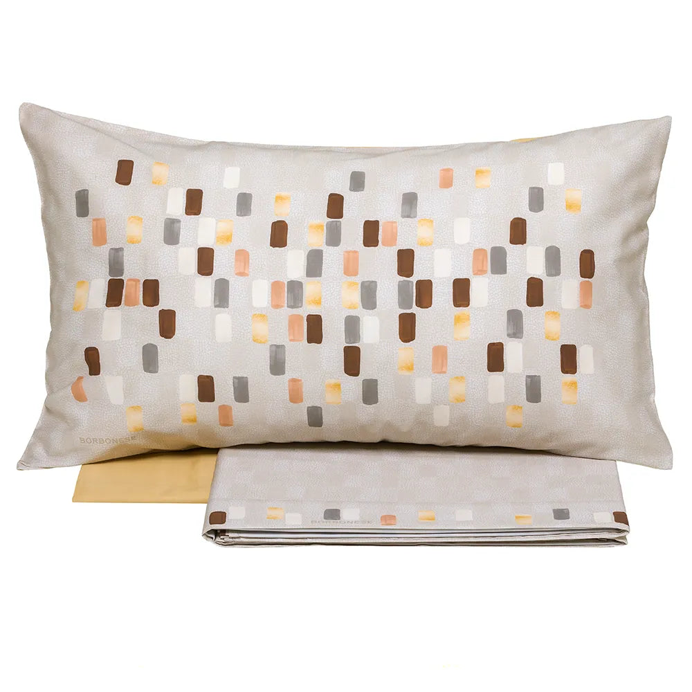 Completo lenzuola copriletto MOSAICO - Borbonese