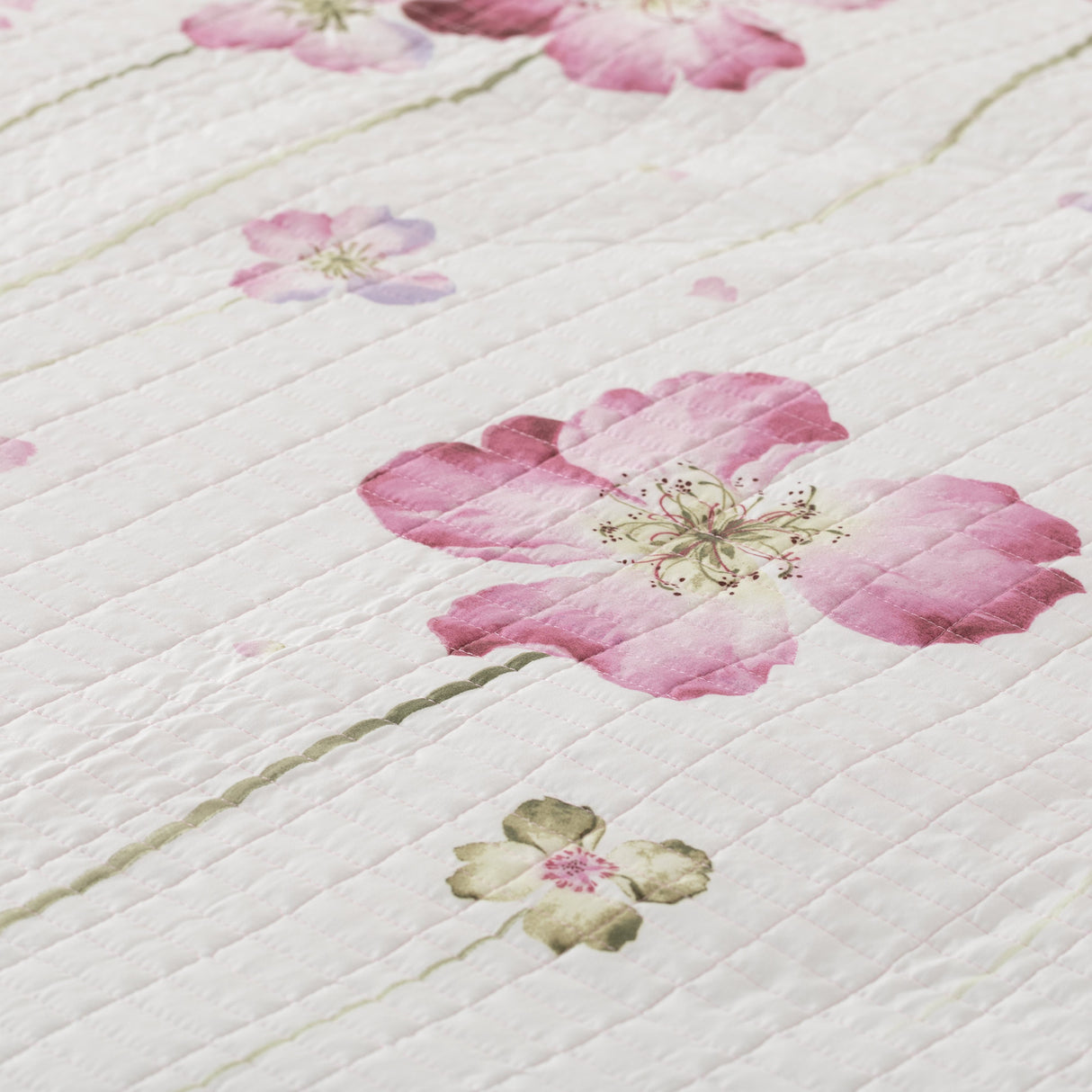 Trapuntino Matrimoniale Double Face Ayla Linea Oro 260x260 cm – Quilt Microfibra Stampata