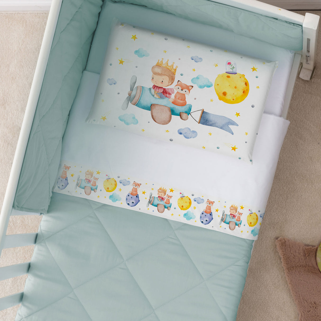 Completo Lettino Baby PICCOLO PRINCIPE by Carillo