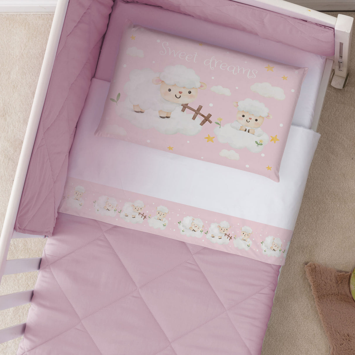 Completo Lettino Baby SWEET DREAMS by Carillo