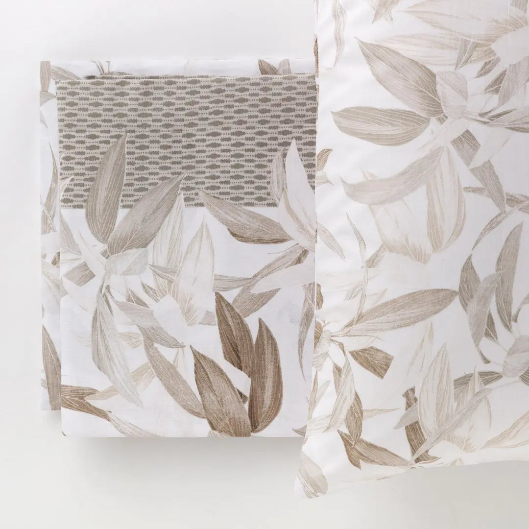 Completo Lenzuola In Cotone Flores - Linea Oro
