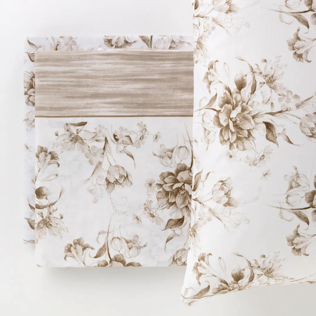 Completo Lenzuola In Cotone Ellis - Linea Oro