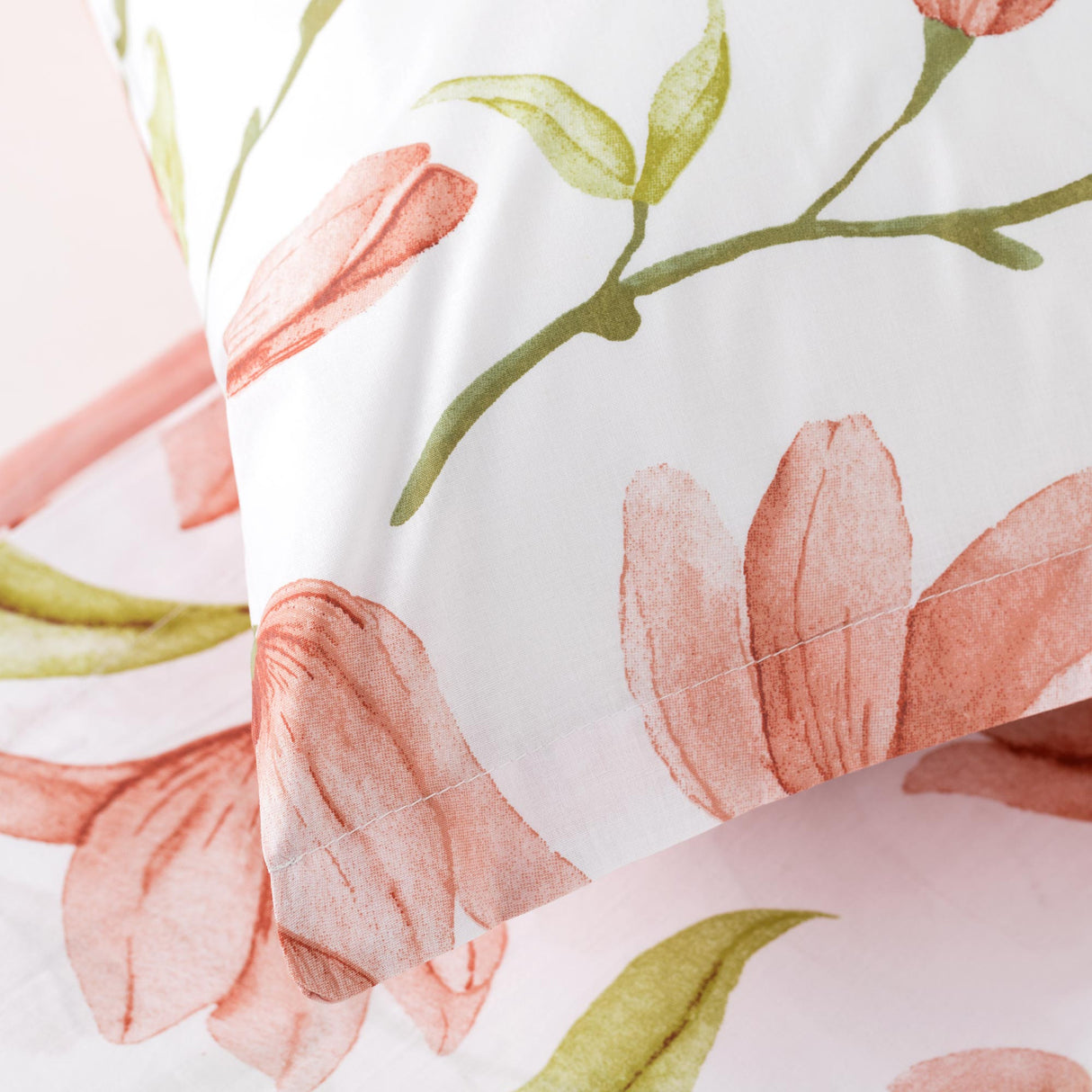 Completo Lenzuola In Cotone Magnolia - Linea Oro