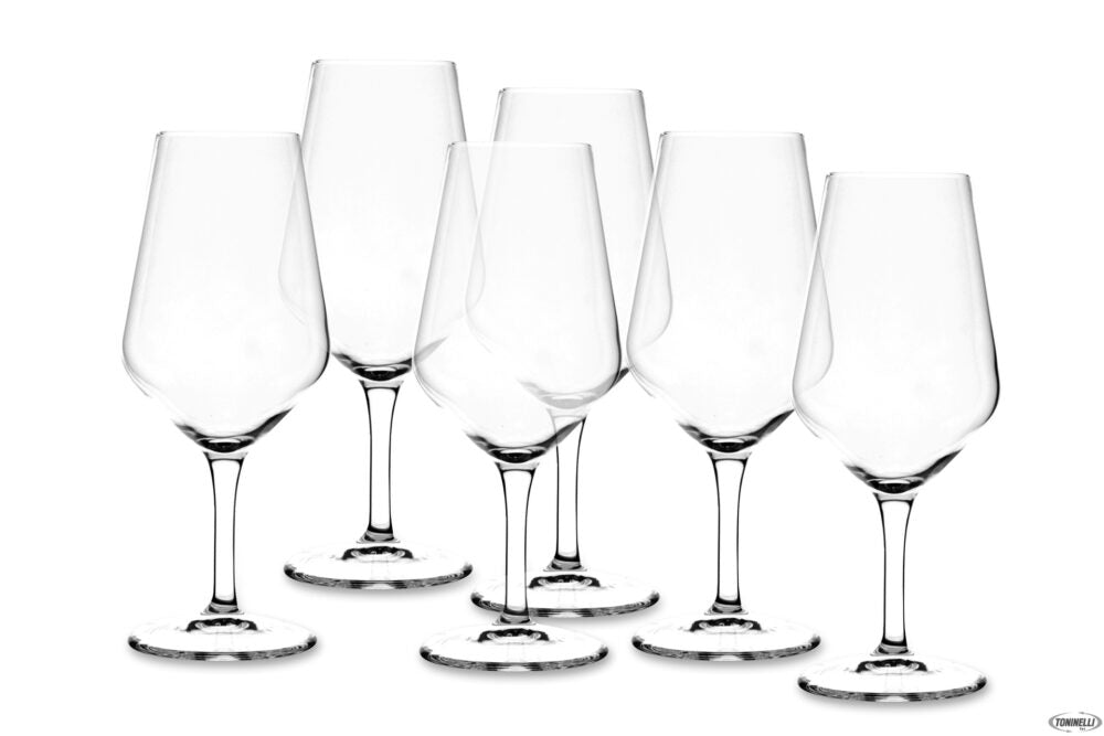 Set 6 bicchieri temperati per vino MILANO 44cl by Bormioli