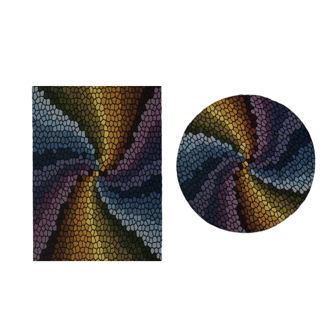 Tappeto MOSAIC Retrogommato Antiscivolo by KARÌ