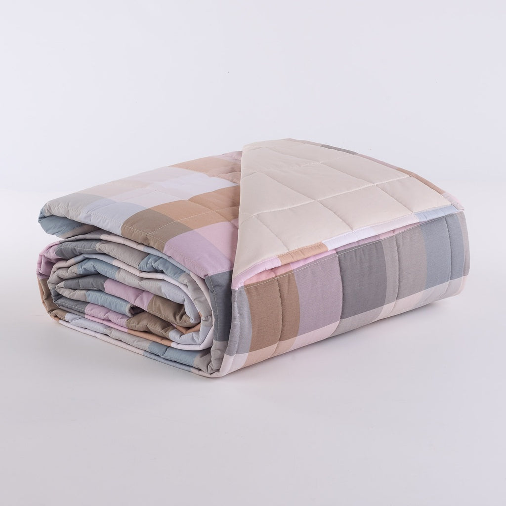 Trapuntino Quilt Oxford Singolo, Matrimoniale, 1 Piazza e Mezza 100% Cotone Maè - Via Roma 60