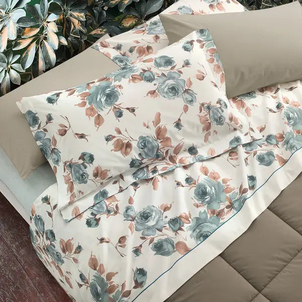 Completo Lenzuolo In Percalle Chloe - Gabel