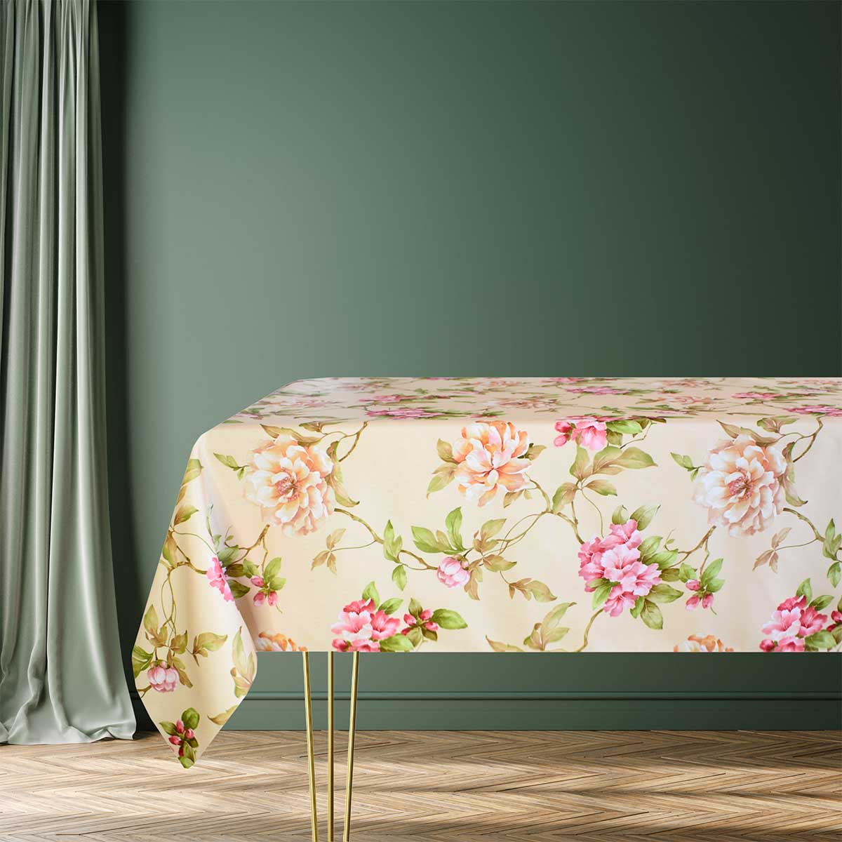 Tovaglia Antimacchia e Antistiro FANTASIA PEONIA - Magilù