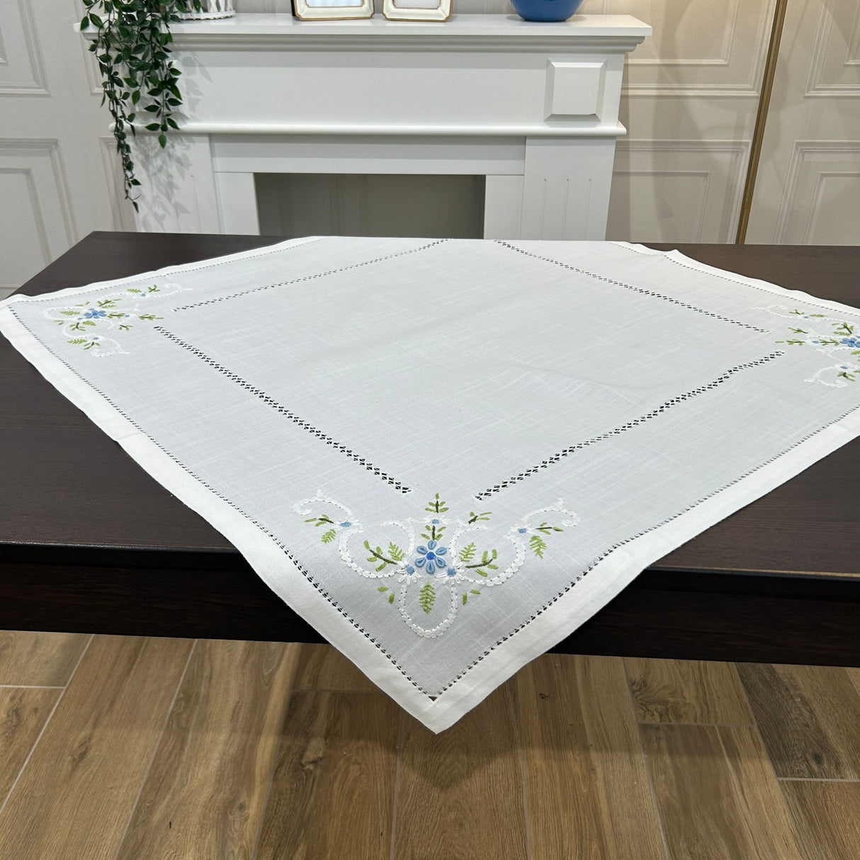 Centro FIORELLINI BLU by Mondo Biancheria