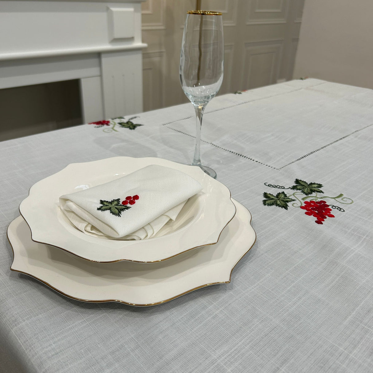 Servizio x12 UVA by Mondo Biancheria