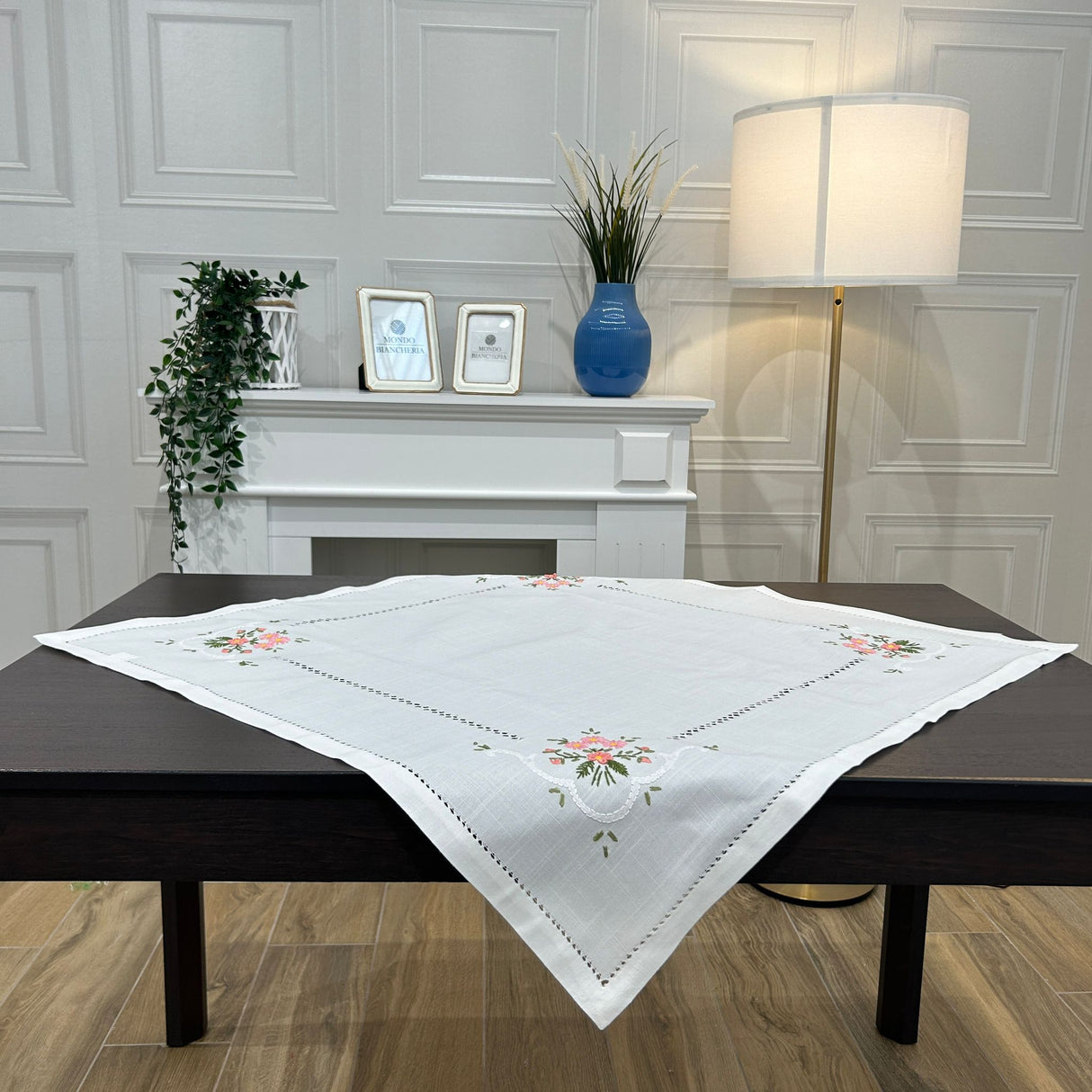 Centro FIORELLINI ROSA by Mondo Biancheria