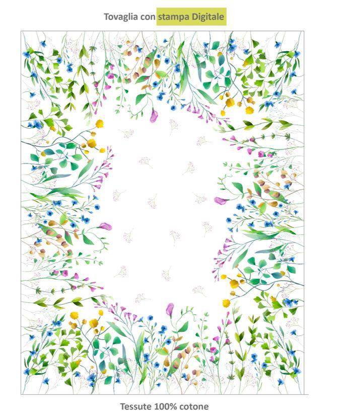 Tovaglia Digital D.1 da 6/12 posti by Zucchissime