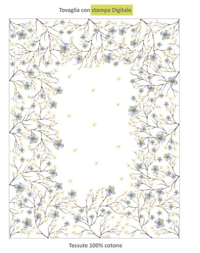 Tovaglia Digital D.4 da 6/12 posti by Zucchissime